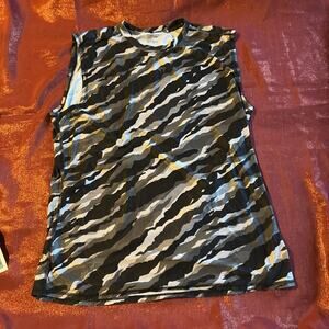 Mom Sport Camo Tank Top Active Wear Size Xxl